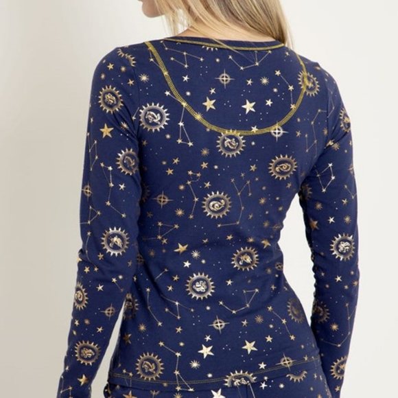 MAGIC MASCOTS NAVY LONG SLEEVE COMFY TOP Blackmilk Harry Potter - Picture 2 of 10
